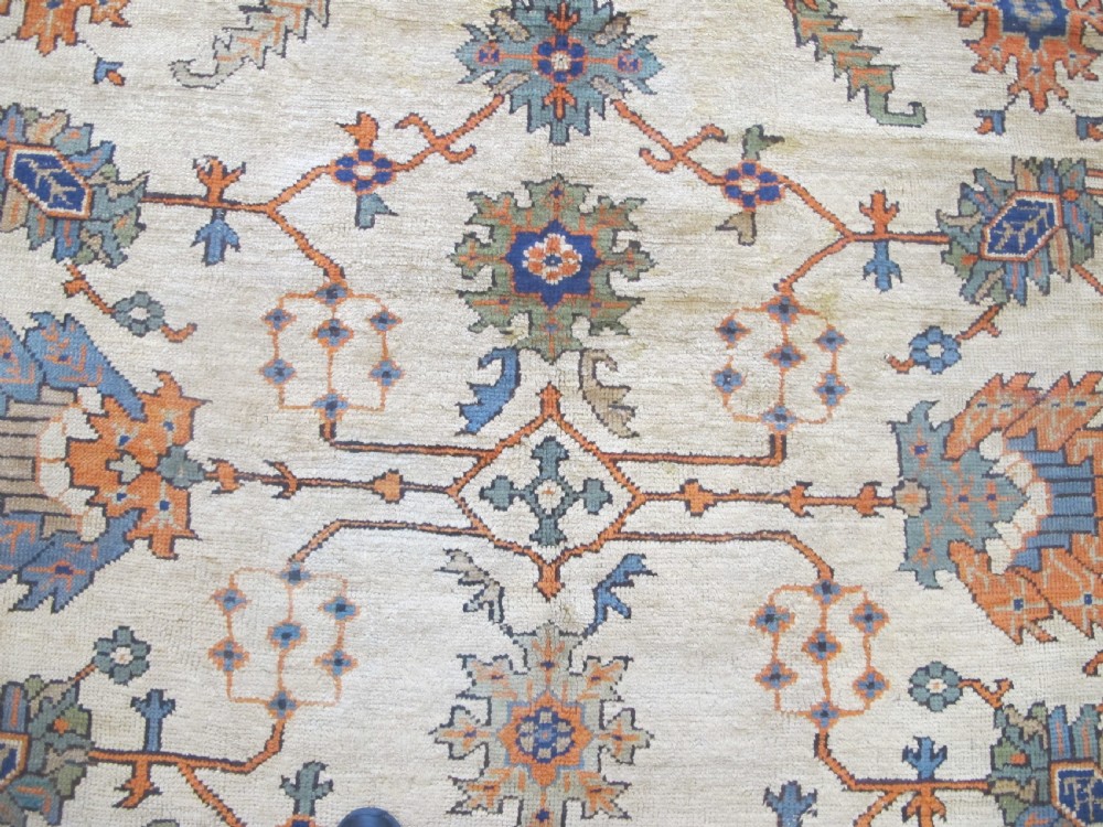 Decorative Oushak Carpet, Western Turkey, Circa 1900, 4.75m x 3.63m View VII