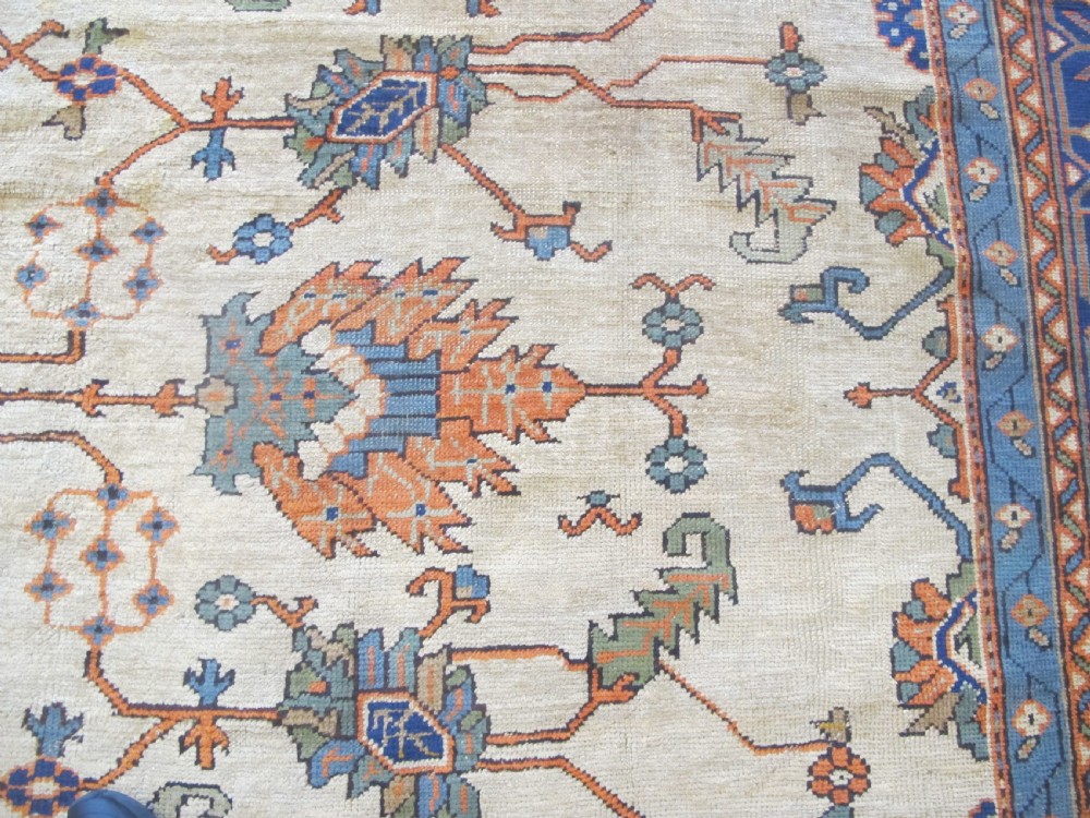 Decorative Oushak Carpet, Western Turkey, Circa 1900, 4.75m x 3.63m View VIII