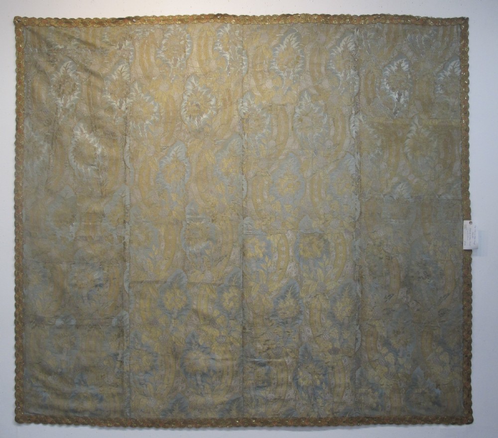 Silk and metal Thread Brocaded Panel, Probably France, 18th Century, 2.10m x 1.90m