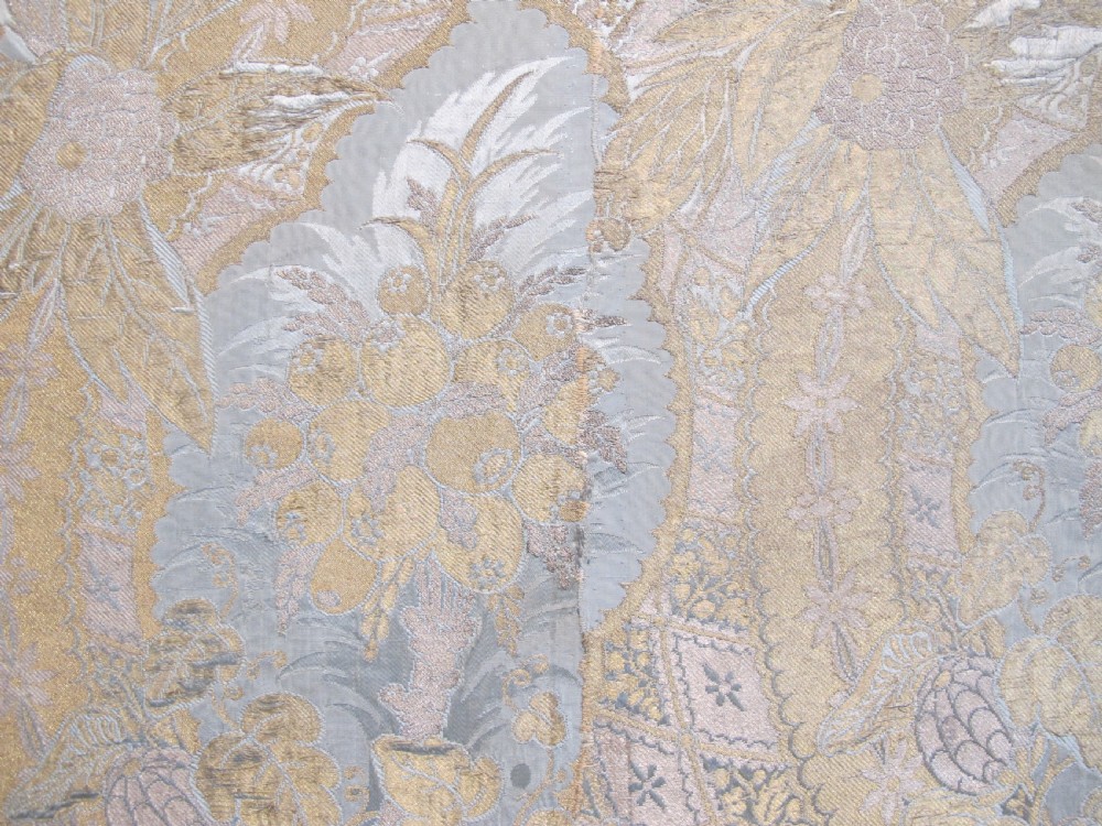 Silk and metal Thread Brocaded Panel, Probably France, 18th Century, 2.10m x 1.90m View X