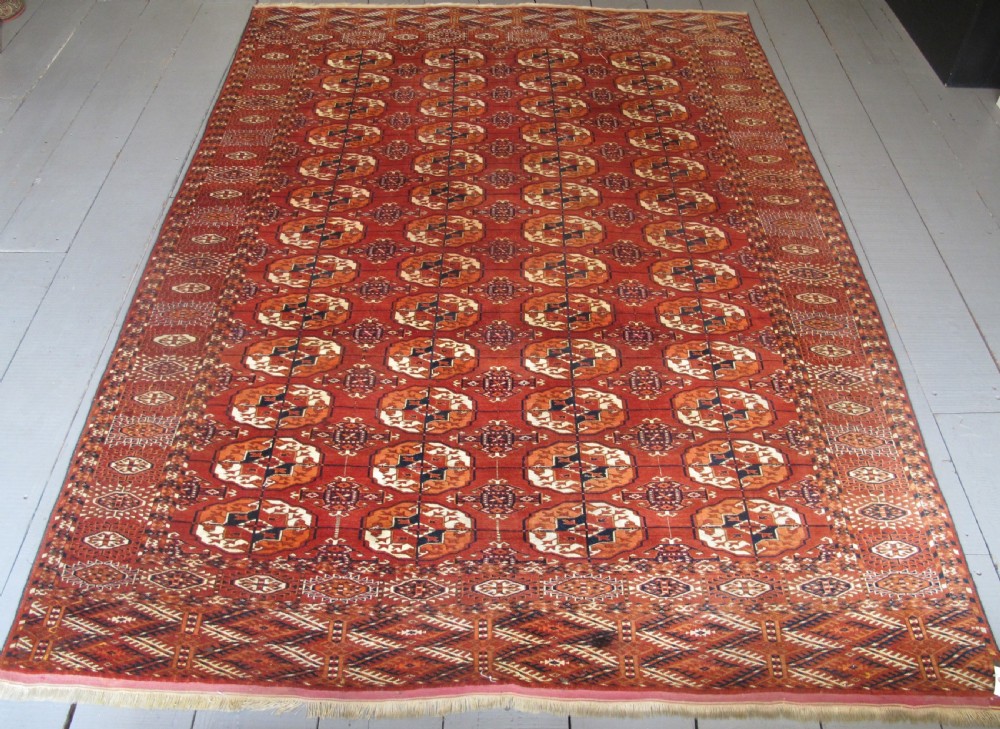 Antique Tekke Carpet, Central  Asia, Circa 1880, 