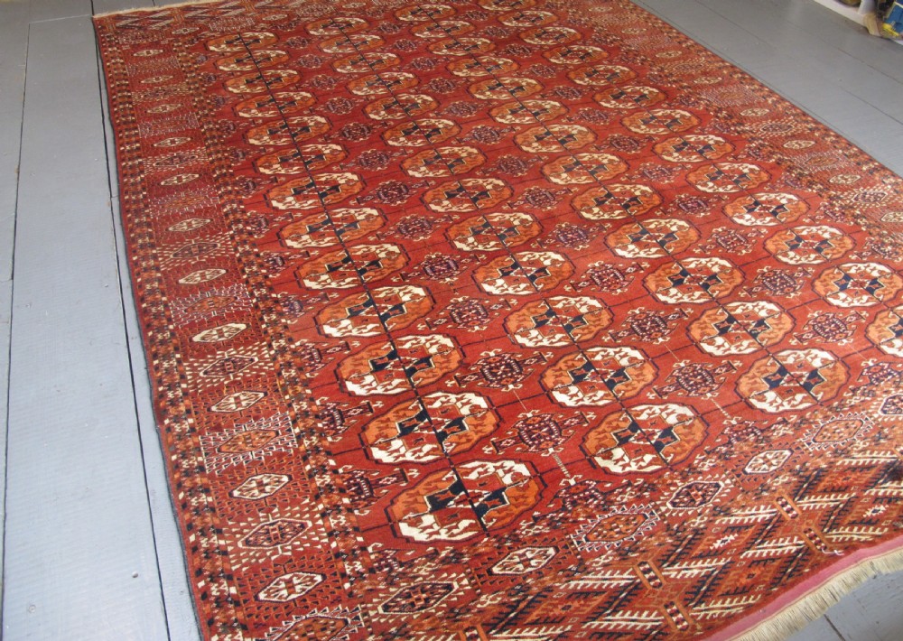 Antique Tekke Carpet, Central  Asia, Circa 1880,  View II