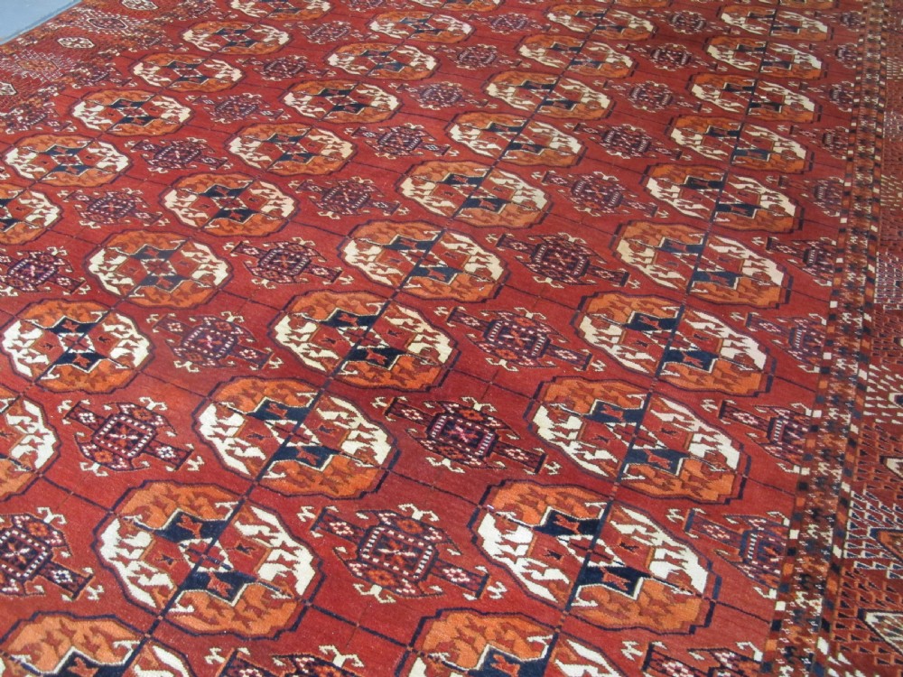 Antique Tekke Carpet, Central  Asia, Circa 1880,  View IV