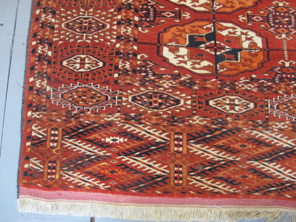Antique Tekke Carpet, Central  Asia, Circa 1880,  View V