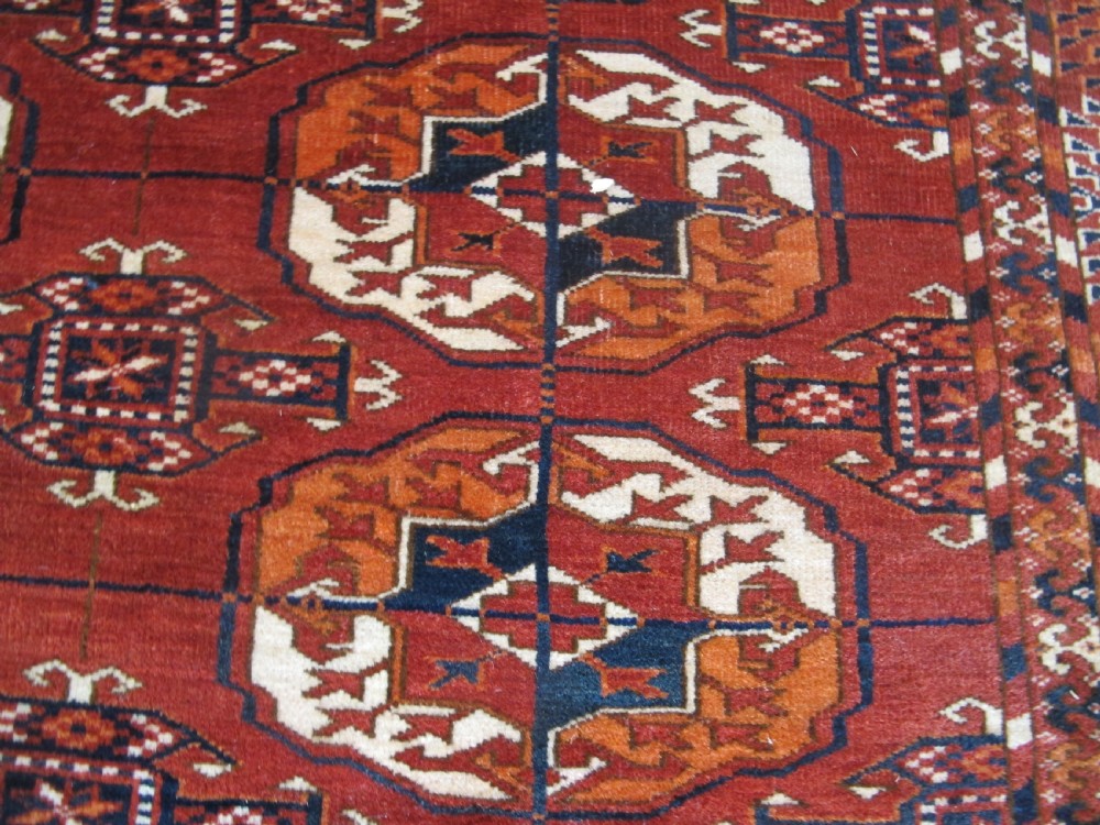 Antique Tekke Carpet, Central  Asia, Circa 1880,  View VII