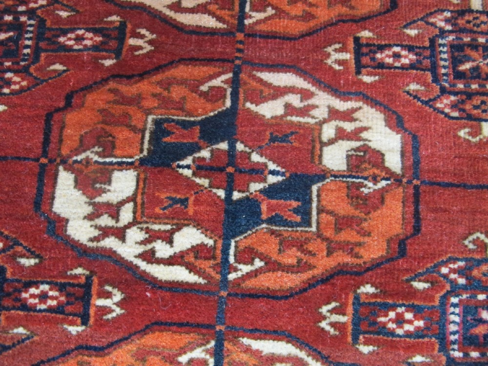 Antique Tekke Carpet, Central  Asia, Circa 1880,  View VIII