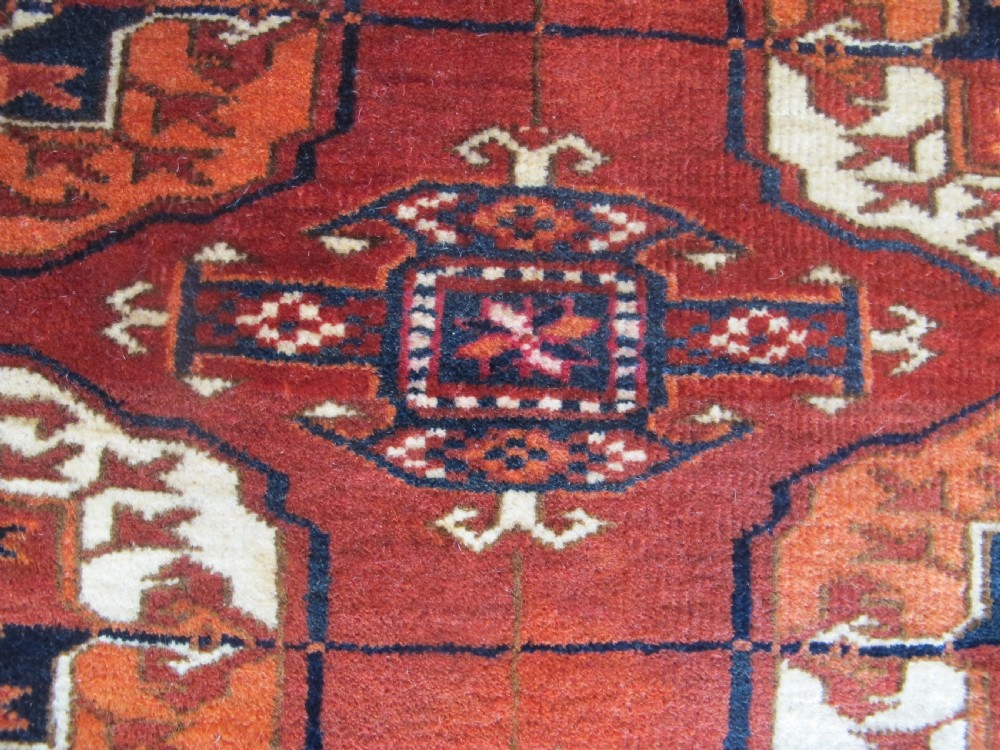 Antique Tekke Carpet, Central  Asia, Circa 1880,  View IX