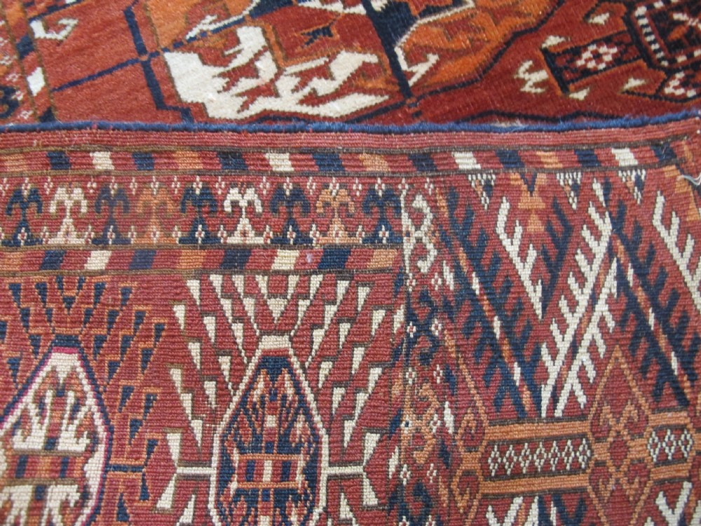 Antique Tekke Carpet, Central  Asia, Circa 1880,  View X