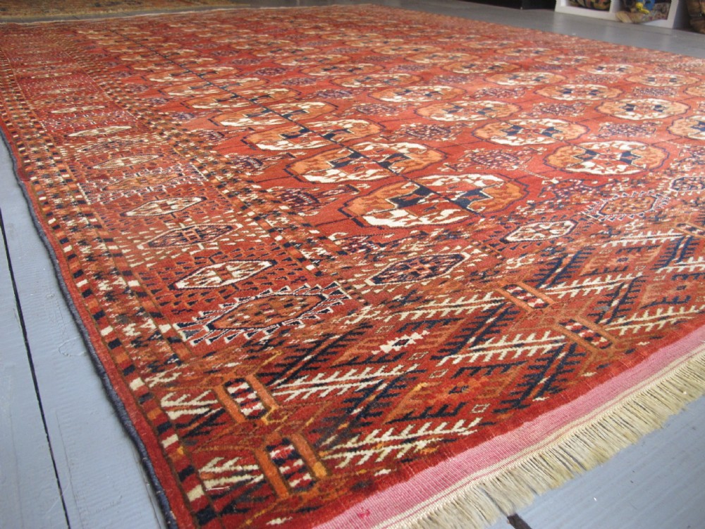 Antique Tekke Carpet, Central  Asia, Circa 1880,  View XI