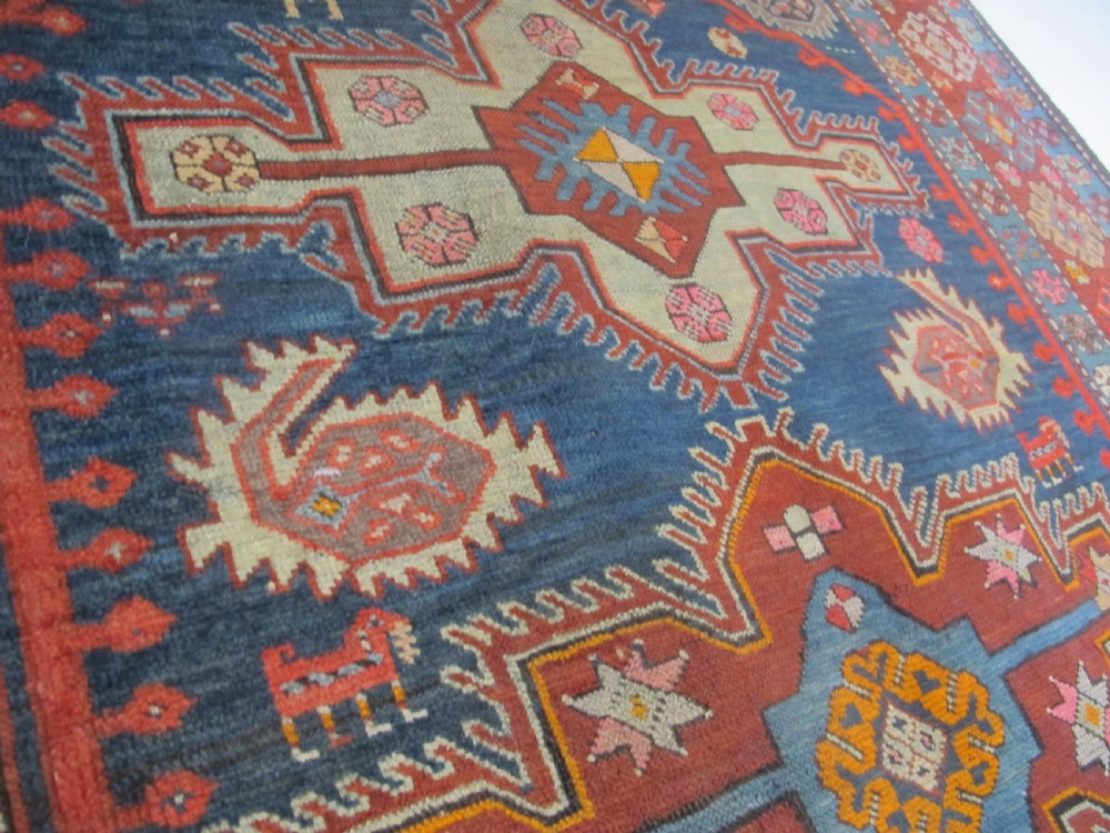 Caucasian Rug, Dated  Circa 1907, 2.65m x 1.65m 8'6