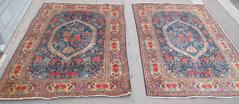 Pair of Fine Antique Tabriz Rugs, Circa 1900