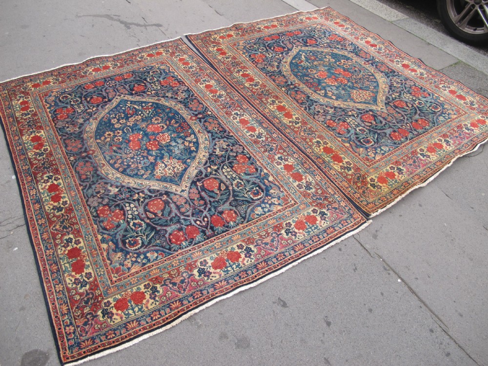 Pair of Fine Antique Tabriz Rugs, Circa 1900 View II