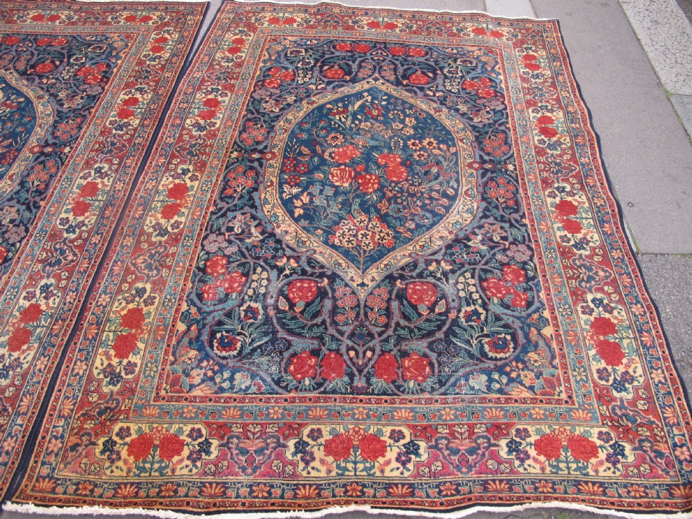 Pair of Fine Antique Tabriz Rugs, Circa 1900 View IV