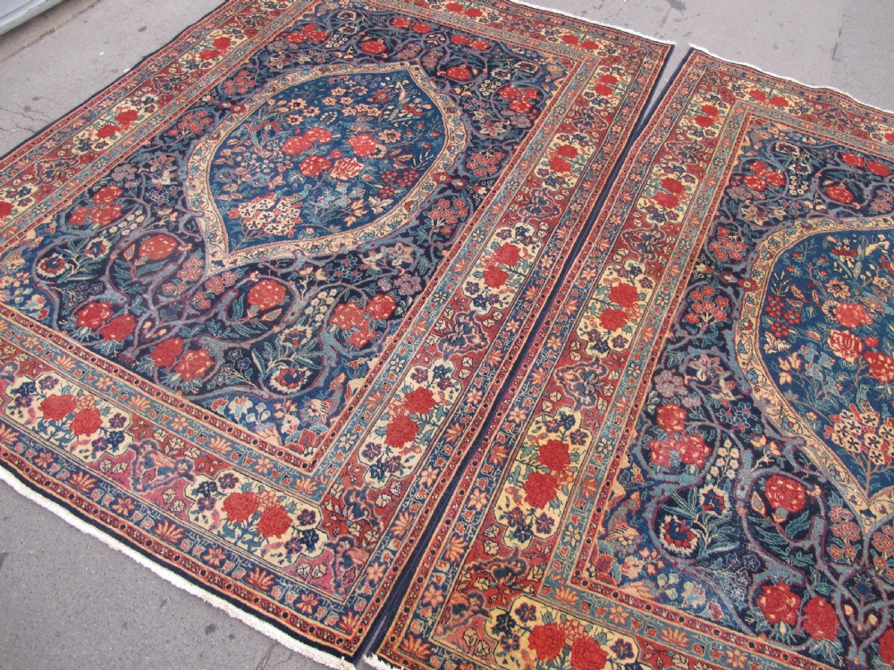 Pair of Fine Antique Tabriz Rugs, Circa 1900 View X