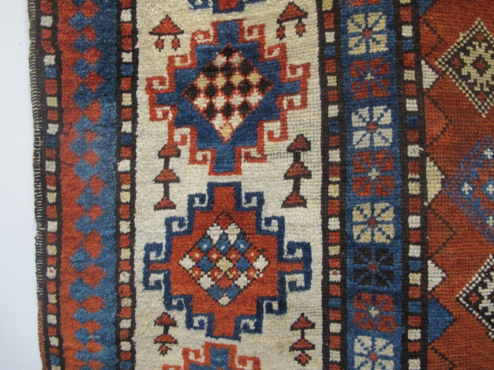 Antique Caucasian Rug, Circa 1870 2.20m x 1.20m View IV