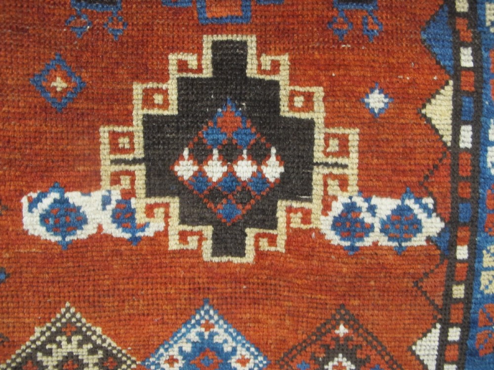 Antique Caucasian Rug, Circa 1870 2.20m x 1.20m View VI