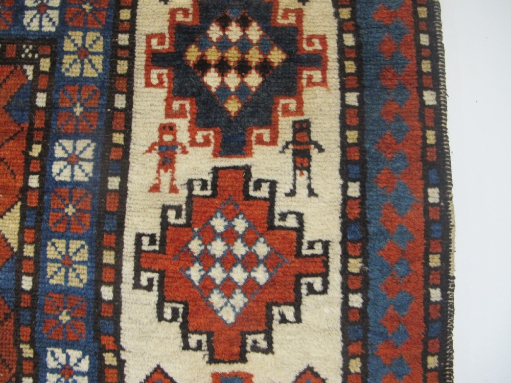 Antique Caucasian Rug, Circa 1870 2.20m x 1.20m View VII