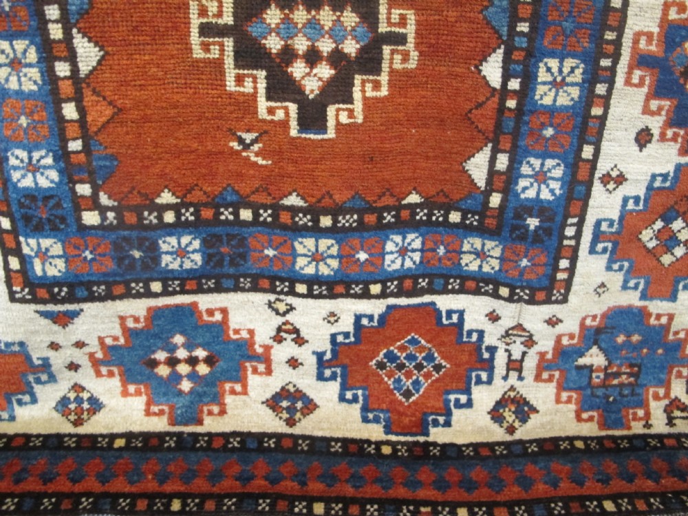 Antique Caucasian Rug, Circa 1870 2.20m x 1.20m View XI