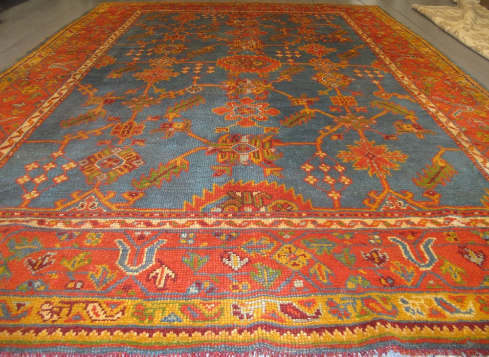 Antique Oushak Carpet, Western Turkey, Circa 1880, 3.57m x 2.76m