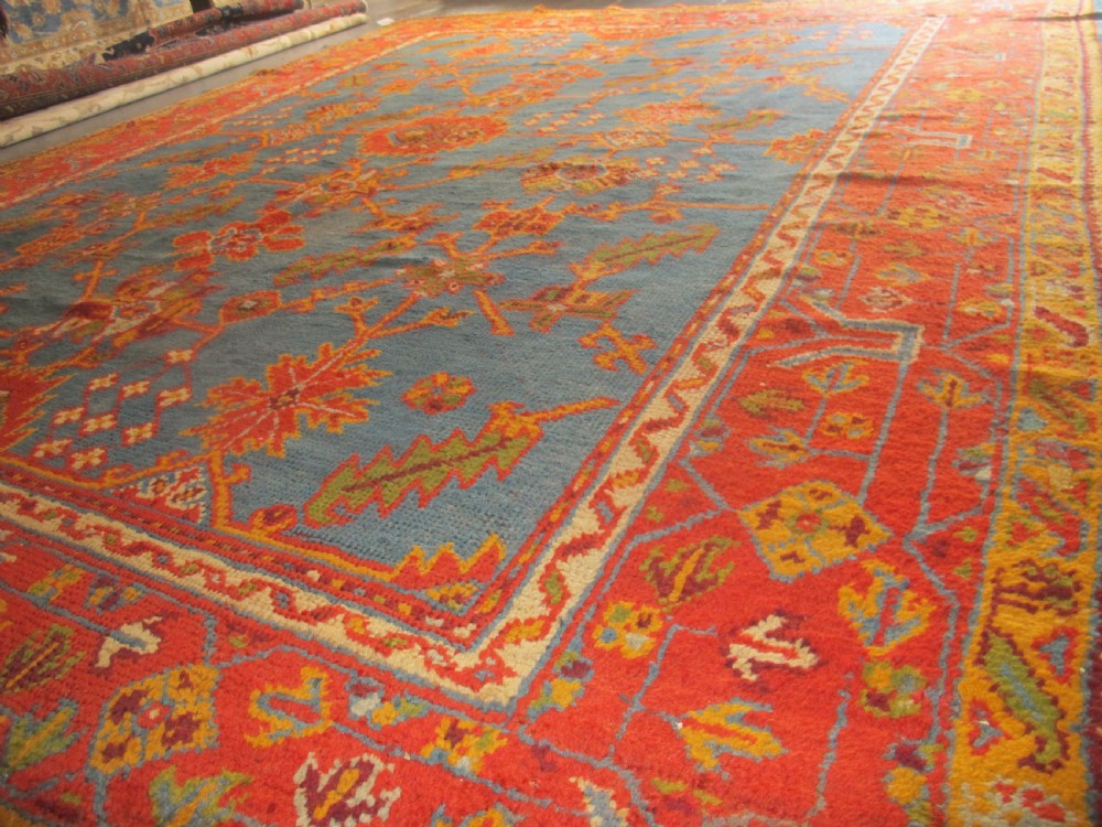 Antique Oushak Carpet, Western Turkey, Circa 1880, 3.57m x 2.76m View VIII