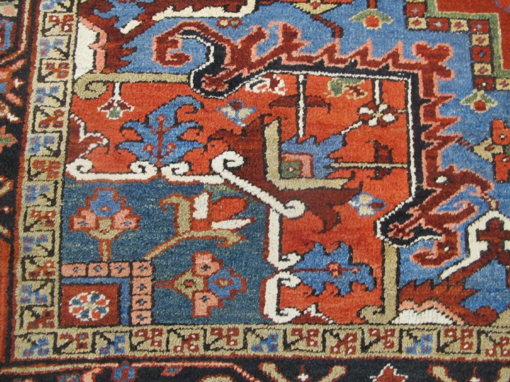 Colourful Heriz Carpet, Circa 1890, 3.25m x 2.40m View VIII