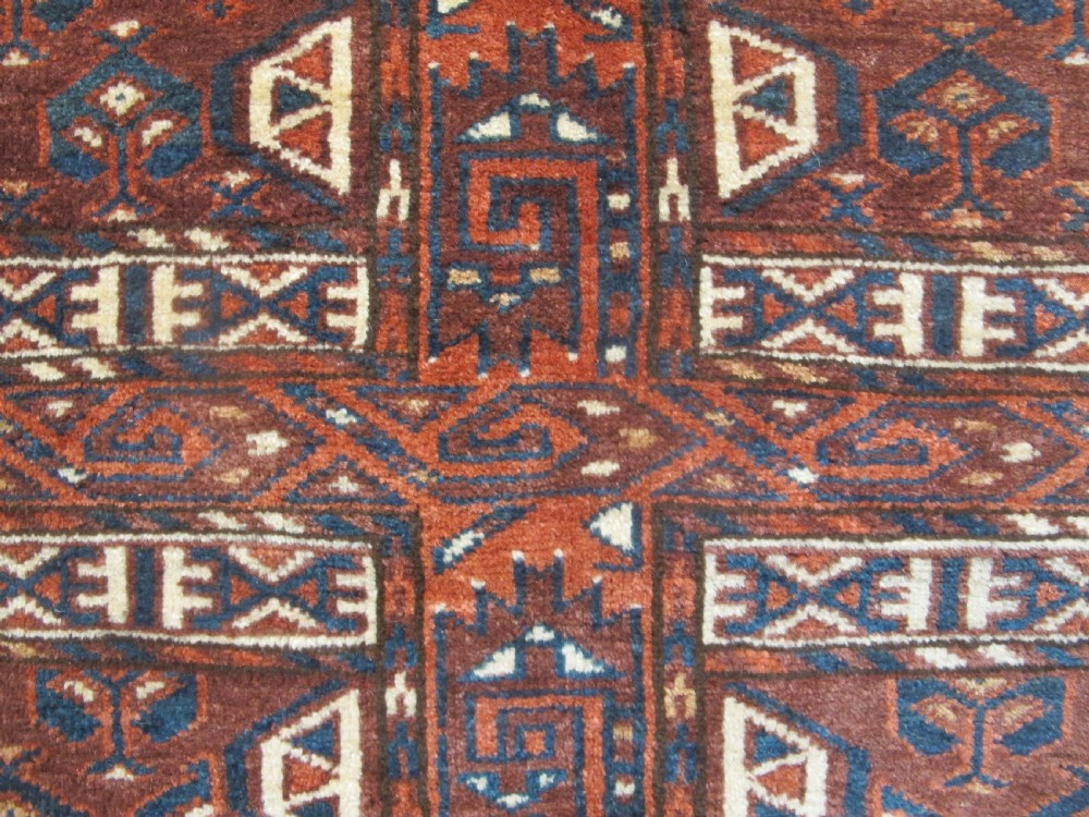 Yomut Ensi, Central Asia, Circa 1880, 1.70m x 1.48m View V