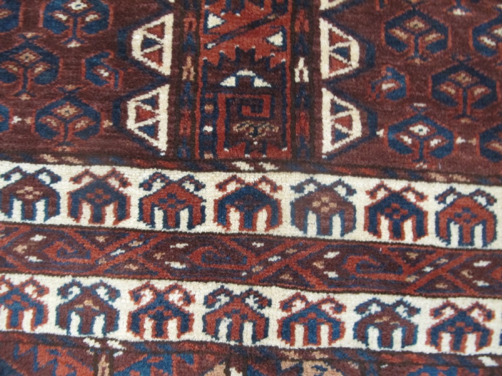 Yomut Ensi, Central Asia, Circa 1880, 1.70m x 1.48m View IX