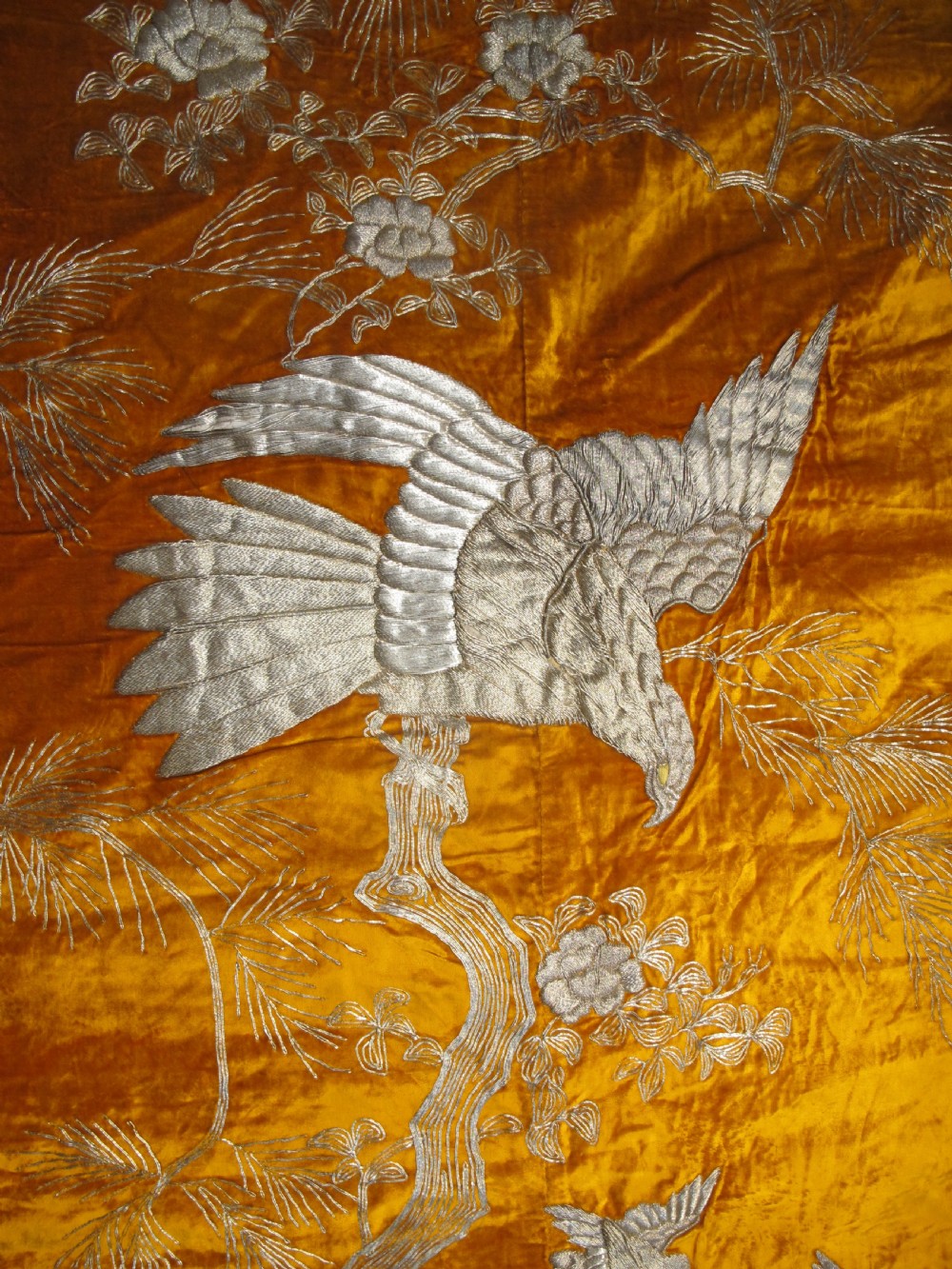 A Pair of Japanese Velvet Hangings, Circa 1920, 3.50m x 1.15m each View IV