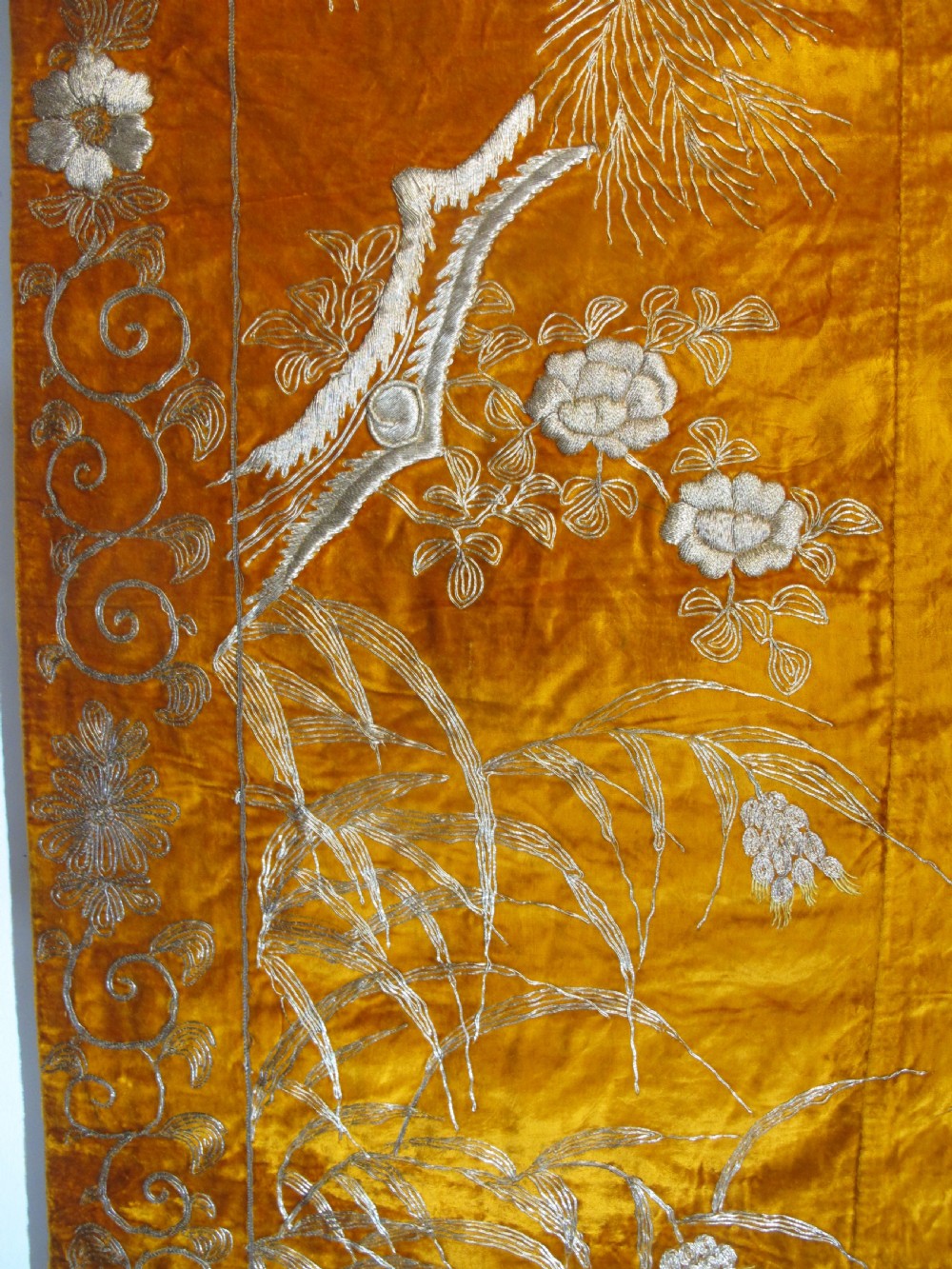 A Pair of Japanese Velvet Hangings, Circa 1920, 3.50m x 1.15m each View VI