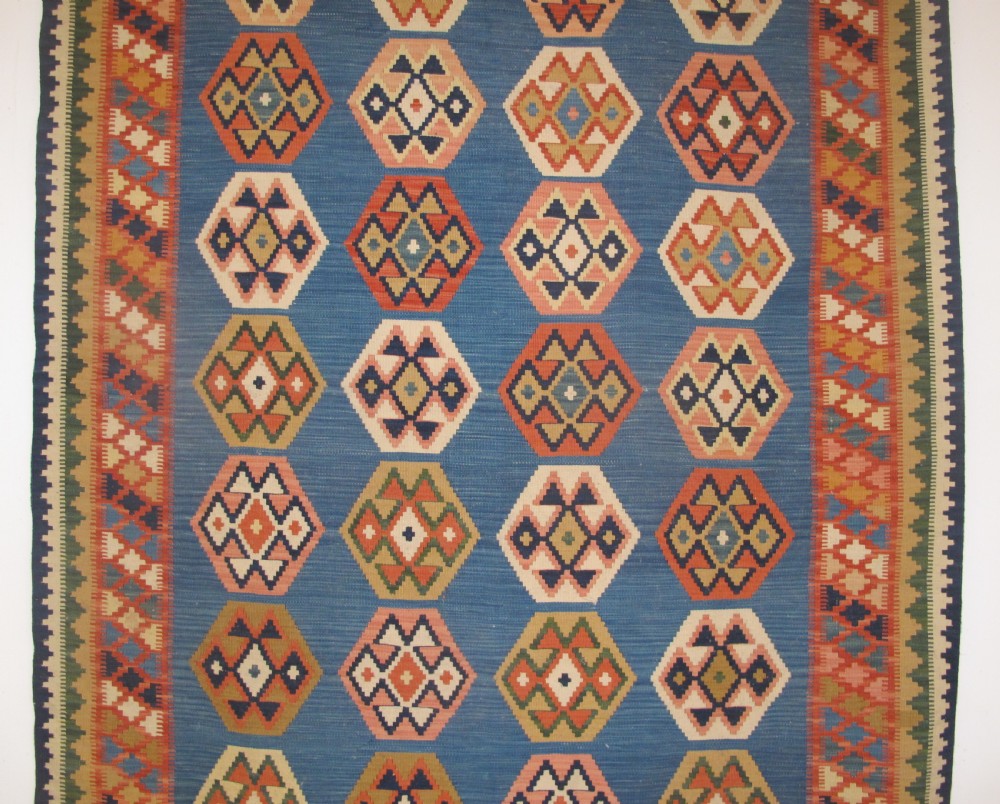 Fine Qashqai Kilim, Persia, circa 1910, 2.54m x 1.62m View III