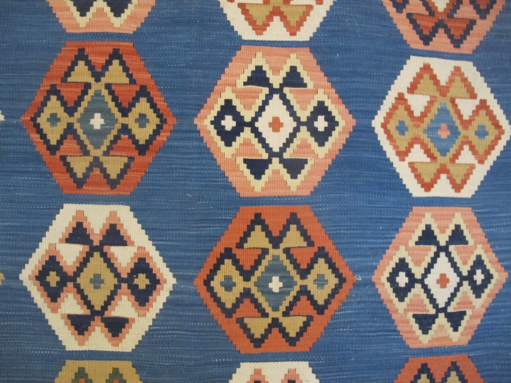 Fine Qashqai Kilim, Persia, circa 1910, 2.54m x 1.62m View IV