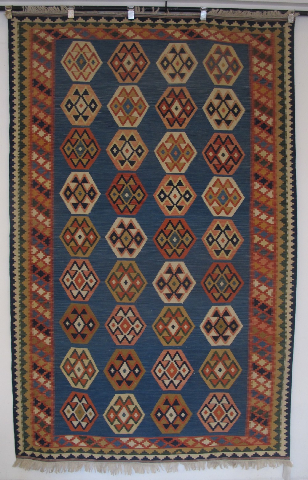 Fine Qashqai Kilim, Persia, circa 1910, 2.54m x 1.62m View XII