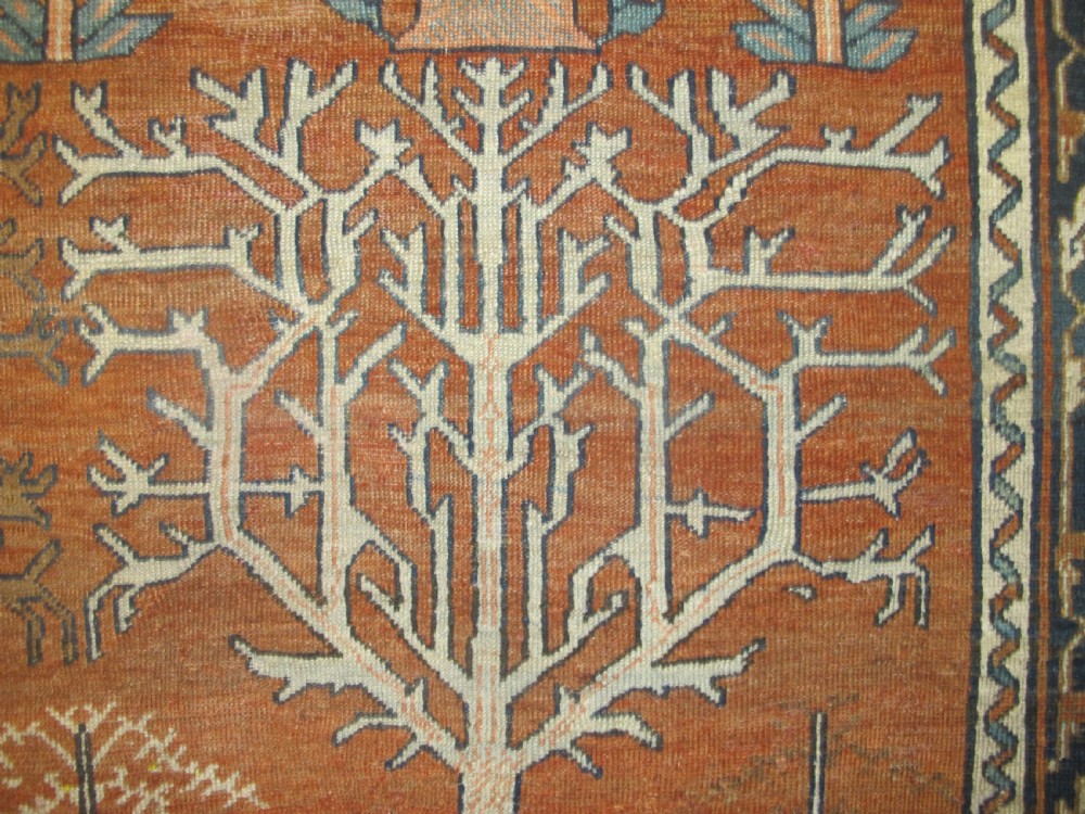 Bakshaish 'Tree' Carpet, North-West Persia, Circa 1870, 3.26m x 2.62m View VI