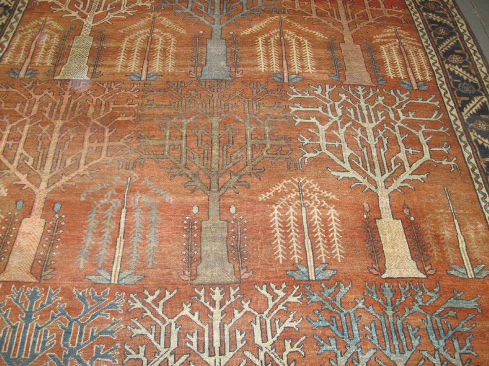 Bakshaish 'Tree' Carpet, North-West Persia, Circa 1870, 3.26m x 2.62m View X