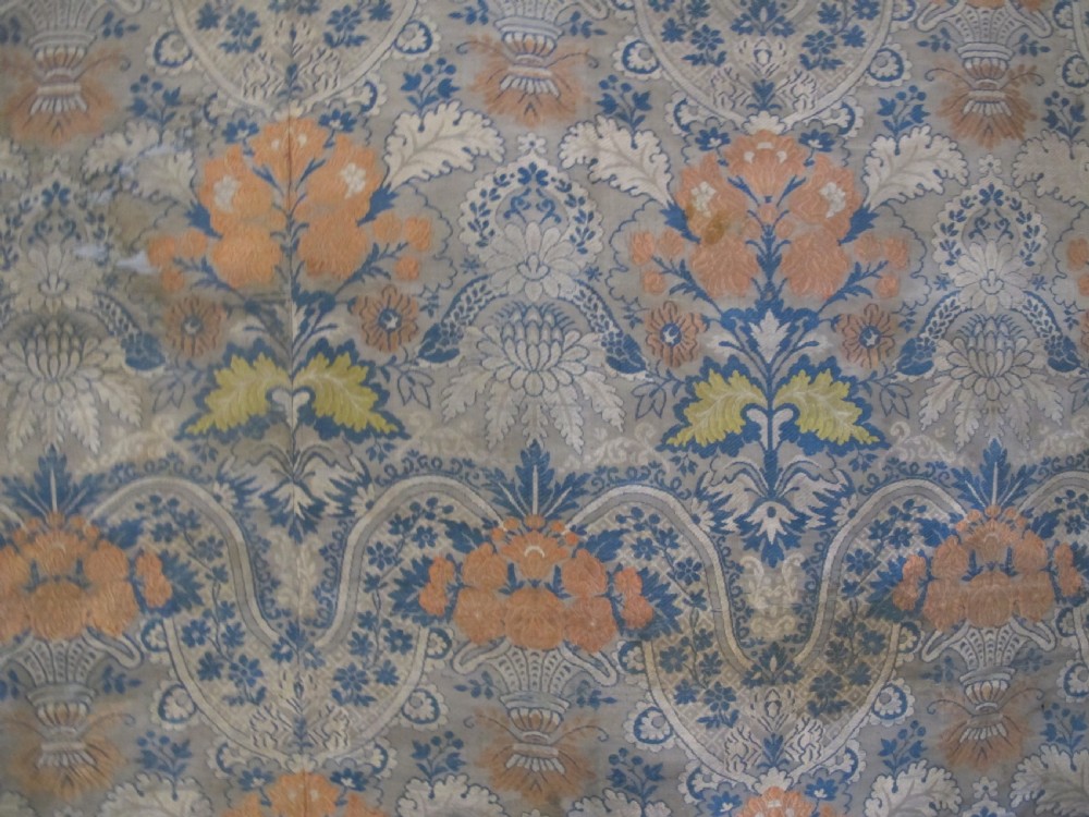 Fine 18th Century European Silk Brocade Panel, 1.92m x 2.02m View II
