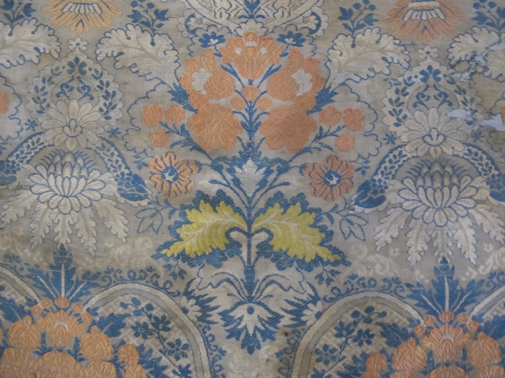 Fine 18th Century European Silk Brocade Panel, 1.92m x 2.02m View III