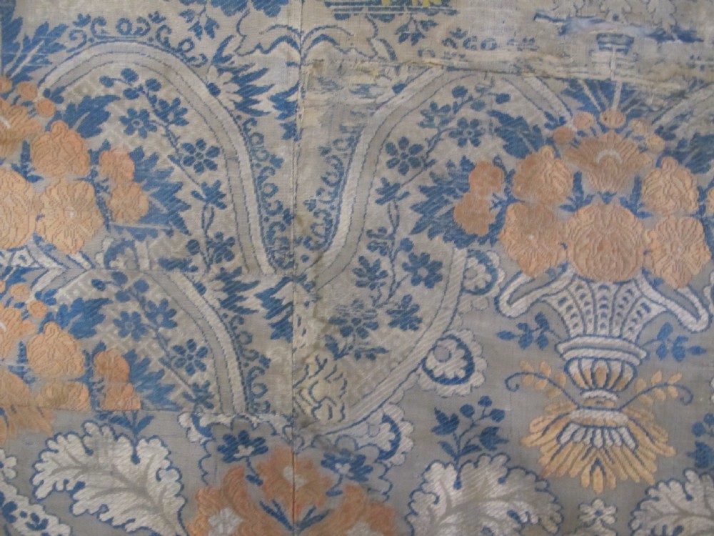 Fine 18th Century European Silk Brocade Panel, 1.92m x 2.02m View IV