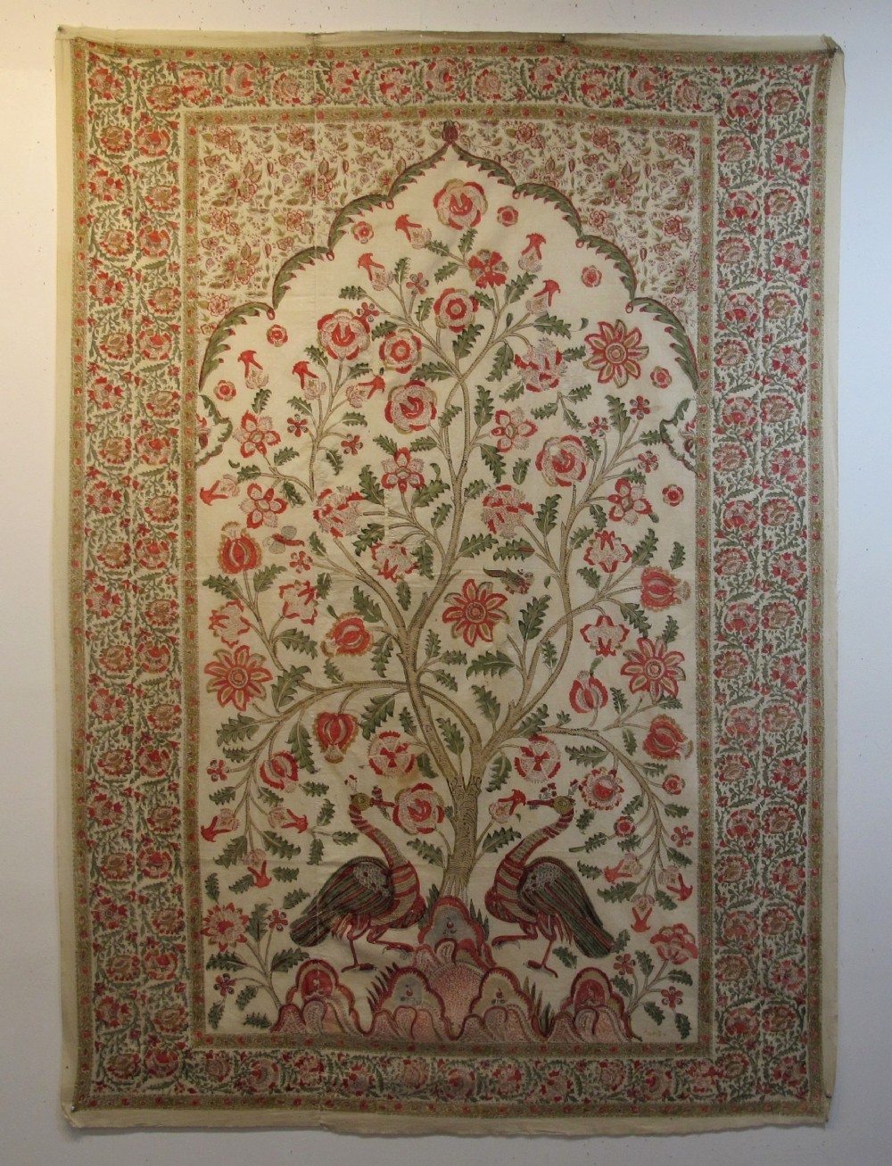 Indian Khalamkhari 'Tree of Life' Panel, Late 19th Century, 1.79m x 1.29m
