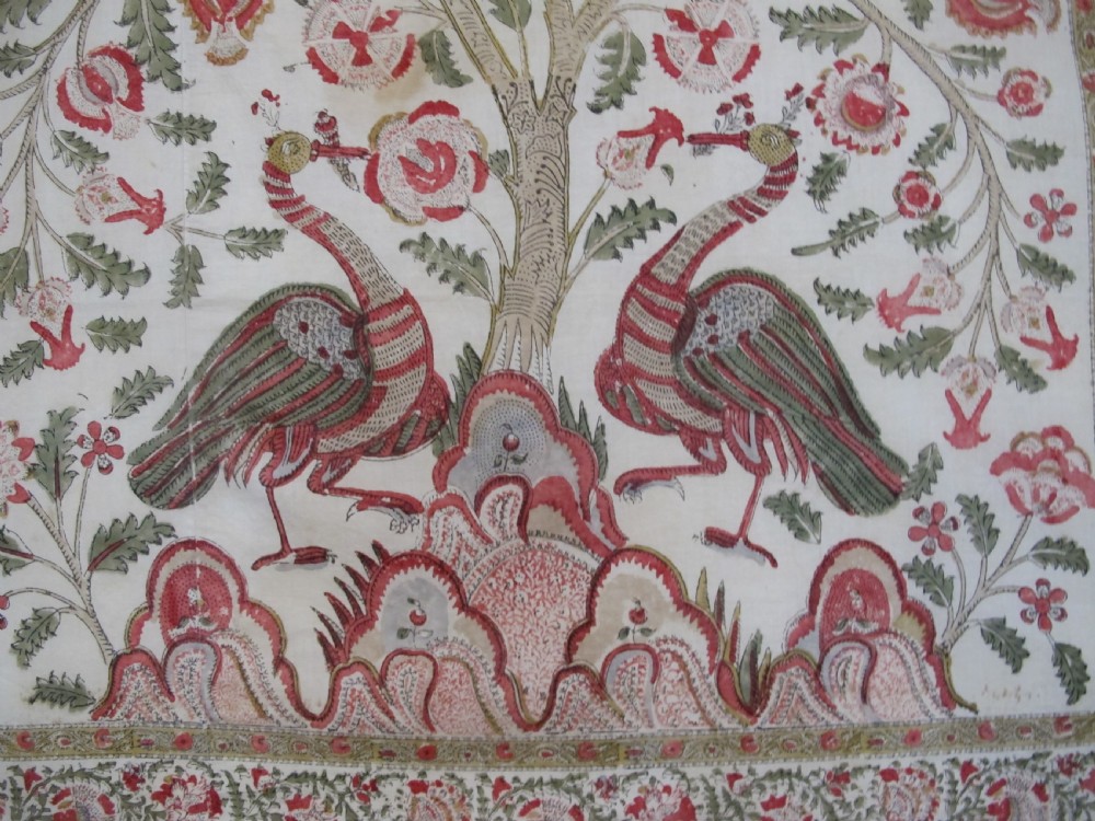 Indian Khalamkhari 'Tree of Life' Panel, Late 19th Century, 1.79m x 1.29m View II
