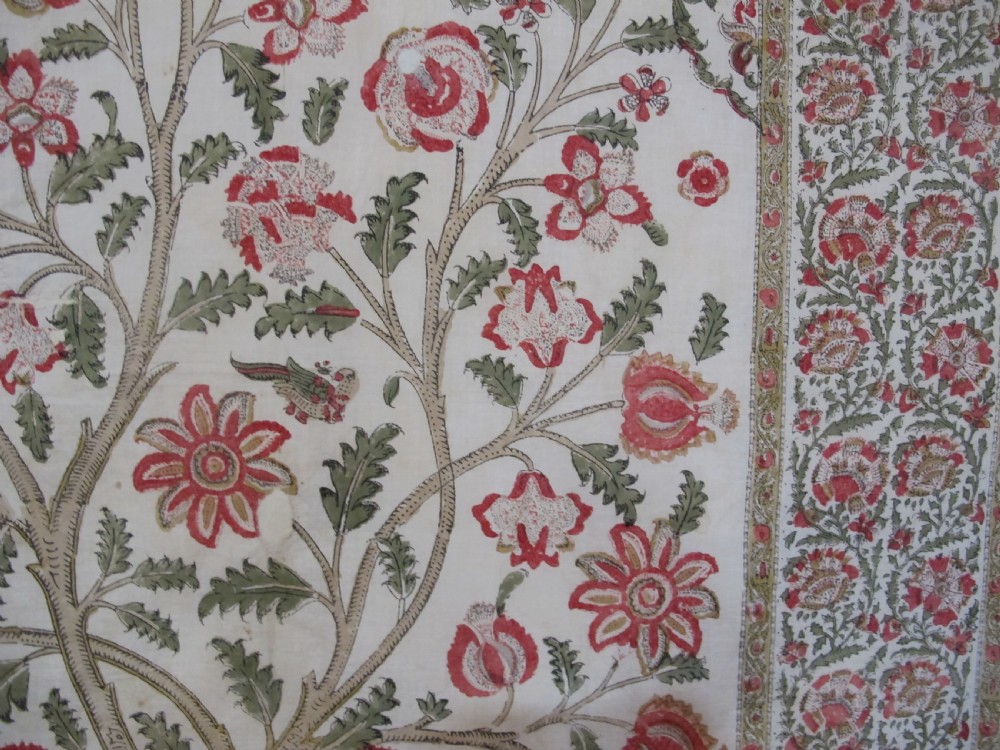 Indian Khalamkhari 'Tree of Life' Panel, Late 19th Century, 1.79m x 1.29m View V