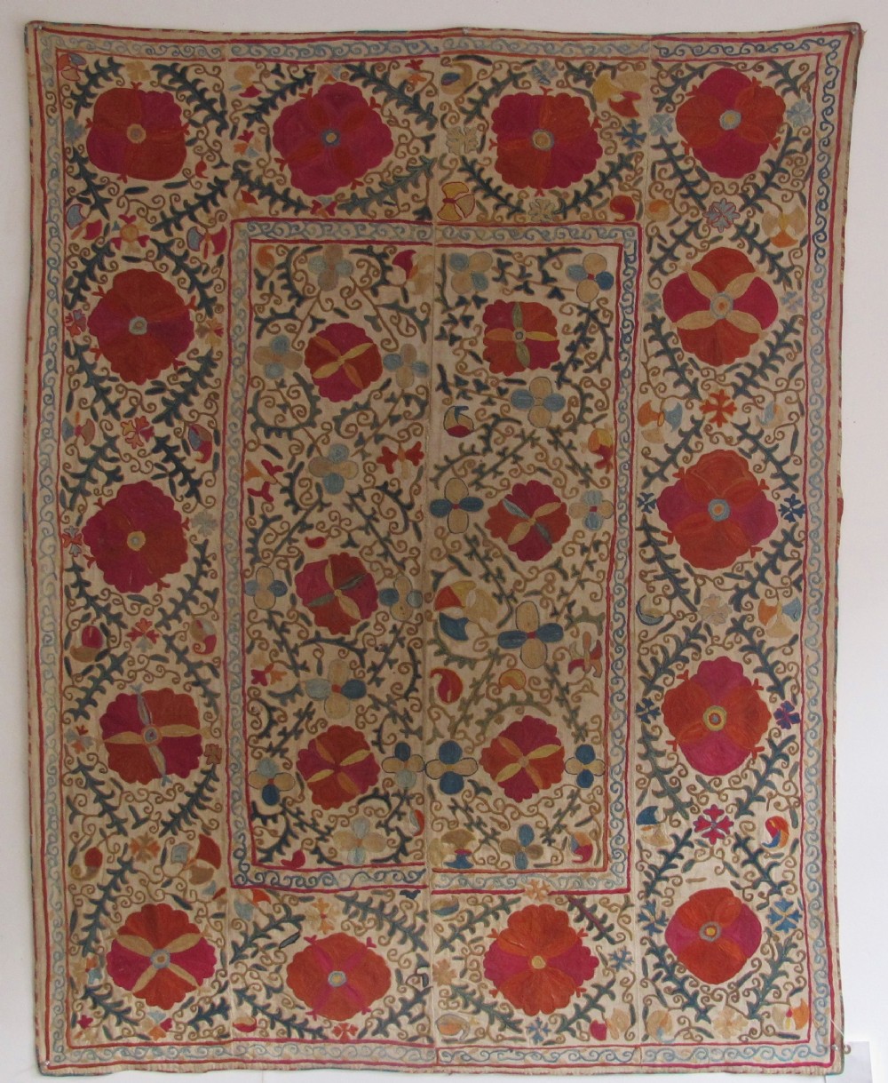 Bokhara Suzani, Uzbekistan, Circa 1860, 1.50m x 1.18m