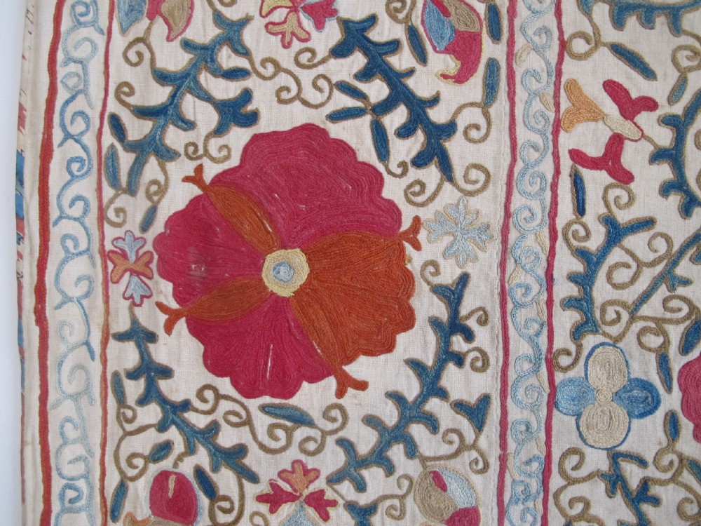 Bokhara Suzani, Uzbekistan, Circa 1860, 1.50m x 1.18m View IV