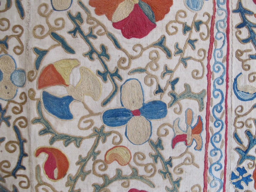 Bokhara Suzani, Uzbekistan, Circa 1860, 1.50m x 1.18m View VII