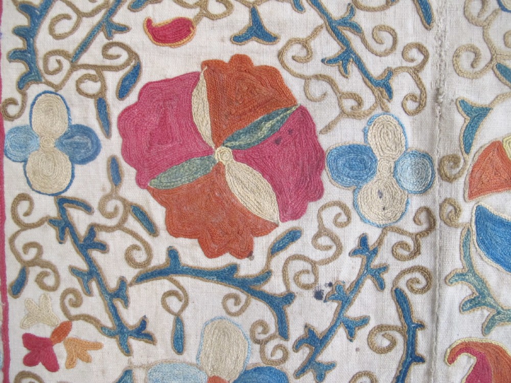 Bokhara Suzani, Uzbekistan, Circa 1860, 1.50m x 1.18m View VIII