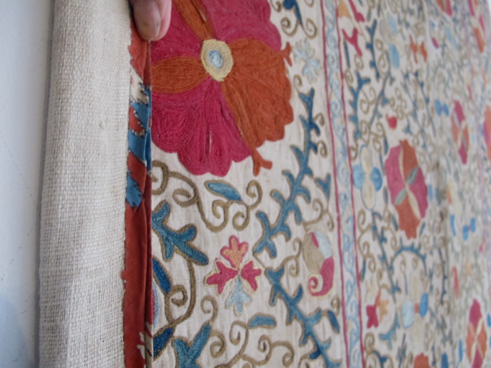 Bokhara Suzani, Uzbekistan, Circa 1860, 1.50m x 1.18m View IX