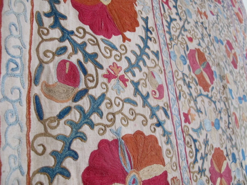 Bokhara Suzani, Uzbekistan, Circa 1860, 1.50m x 1.18m View XIII