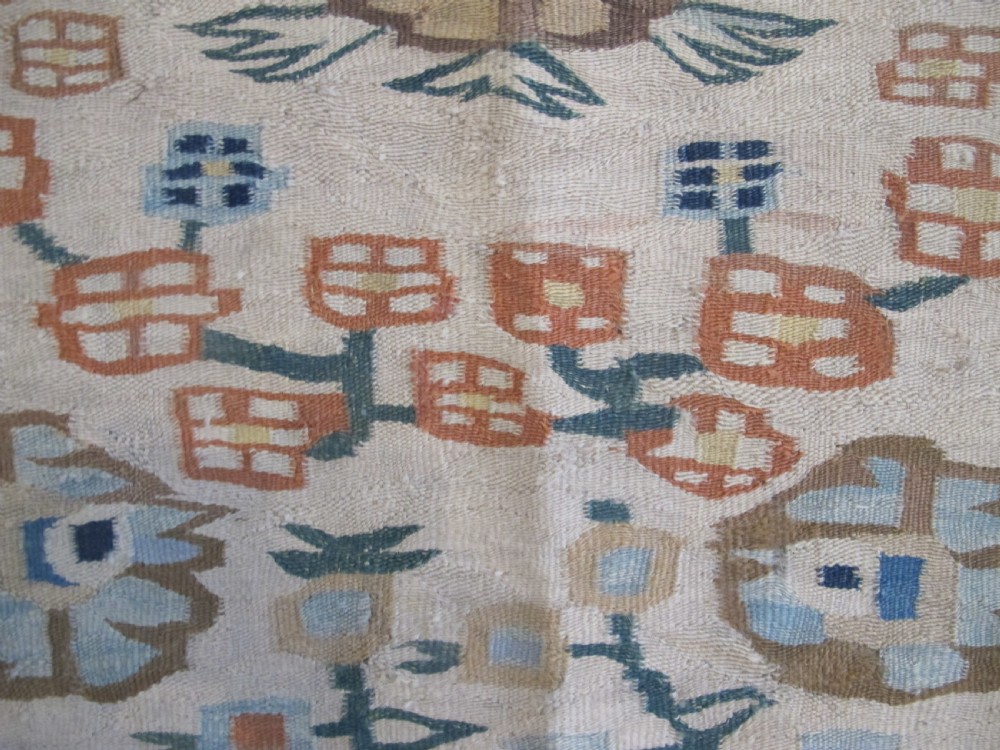 UKrainian Wool Kilim, Circa 1890, 1.62m x 0.87m View X