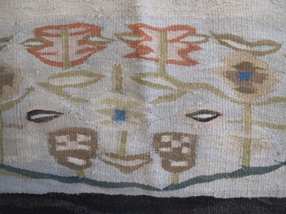UKrainian Wool Kilim, Circa 1890, 1.62m x 0.87m View XI
