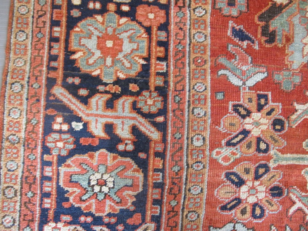 Handsome 19th Century Heriz Carpet, 3.41m x 2.62m View VIII