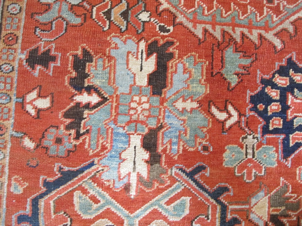 Handsome 19th Century Heriz Carpet, 3.41m x 2.62m View XII